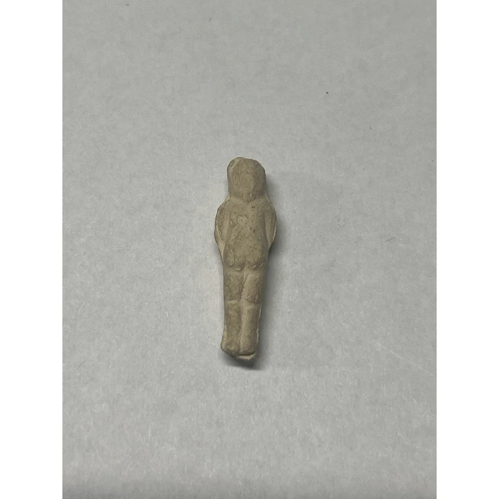 Antique Miniature Bisque Pottery Doll Frozen Charlotte Figurine 1.25‎ Inch Tan